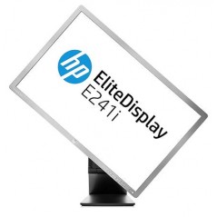 Brugte computerskærme - HP EliteDisplay E241i 24-tommer IPS-skærm (brugt med større ridse)