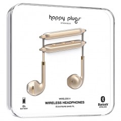 Happy Plugs Wireless II trådløse in-ear-hovedtelefoner og headset i guld