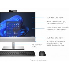 Alt-i-én computer - HP EliteOne 840 G9 All-in-One 23.8" Full HD i5 (gen 13) 16GB 256GB SSD Win11 Pro