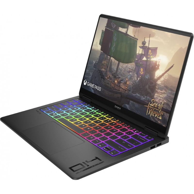Bærbar computer med skærm på 14 og 15,6 tommer - HP Omen Transcend 14-fb0201no 14" 2.8K OLED Ultra 7 16GB 1TB SSD RTX 4060 8GB Win 11 demo