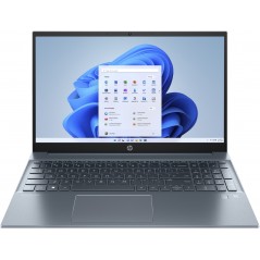 Bærbar computer med skærm på 14 og 15,6 tommer - HP Pavilion 15-eh3000no 15.6" Full HD Ryzen 7 16GB 1TB SSD Win 11 Cloud Blue