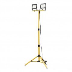Dobbelt arbejdslampe 2x 4250 lumen med justerbart stativ