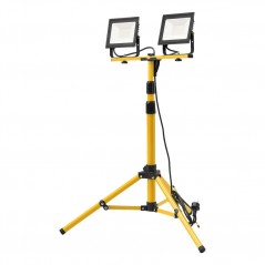 Dobbelt arbejdslampe 2x 4250 lumen med justerbart stativ
