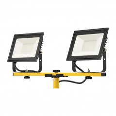 Inomhusbelysning - Dobbelt arbejdslampe 2x 4250 lumen med justerbart stativ