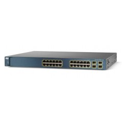 Cisco Catalyst WS-C3560G-24TS-S 24-port rackmonteret switch (brugt)