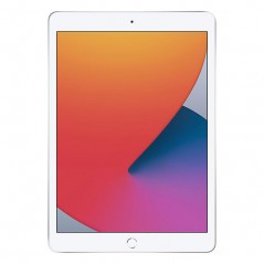 iPad (2020) 10,2" 128 GB Wi-Fi Silver (8. generation) (brugt med en lille bule på bagsiden)