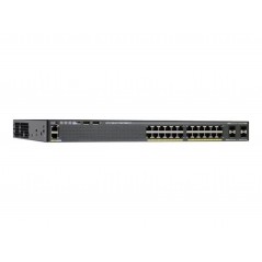 Cisco Catalyst 2960X-24PS-L 24-Port Gigabit Switch med PoE-understøttelse (brugt)