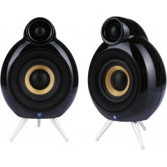 Scandyna Podspeakers MicroPod SE hi-fi-højttaler i sort (brugt)