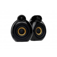 Brugt lyd - Scandyna Podspeakers MicroPod SE hi-fi-højttaler i sort (brugt)
