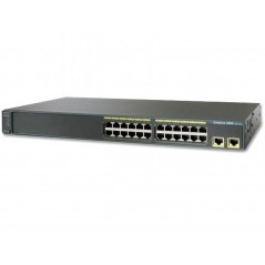 Cisco Catalyst WS-C2960-24TT-L 24-Port rackmonteret switch (brugt)