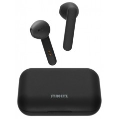 Streetz True Wireless Headset Semi-In-ear, sort