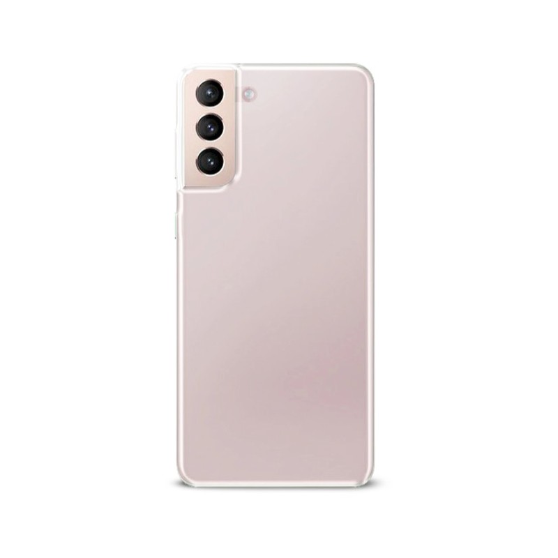 Cases - PURO Super thin 0,3 Nude gennemsigtigt mobiletui til Samsung Galaxy S21