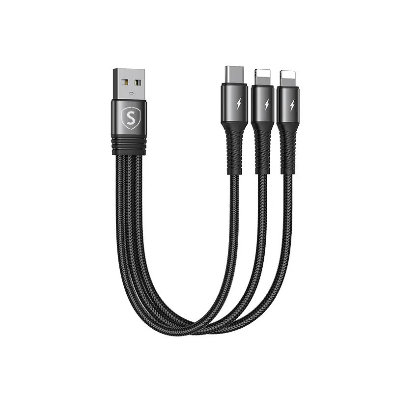 Opladere og kabler - Sign 3-i-1-ladekabel med 1x USB-C og 2x Lightning