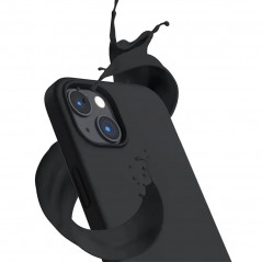 Covers - Sign Liquid Silicone beskyttelsesetui i sort til iPhone 14