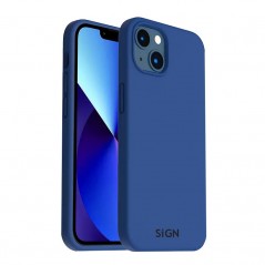 Sign Liquid Silicone beskyttelsesetui i blå til iPhone 14