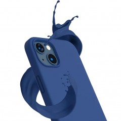 Covers - Sign Liquid Silicone beskyttelsesetui i blå til iPhone 14