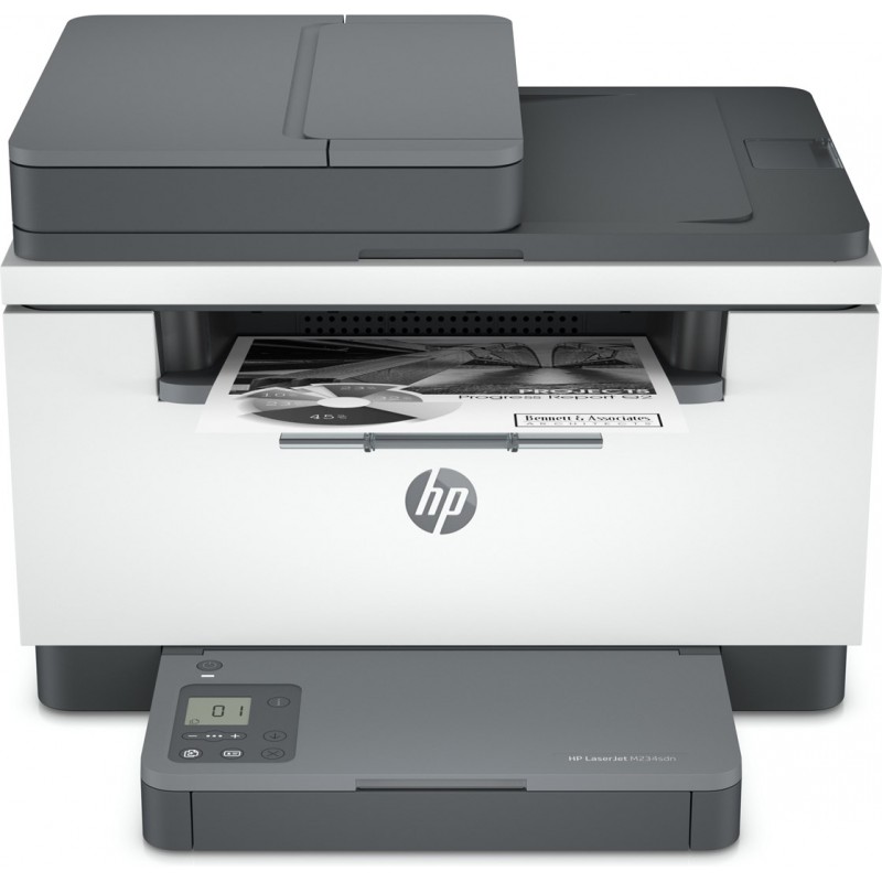 Billig laserprinter - HP LaserJet M234sdw sort/hvid alt-i-en-laserprinter Print/Copy/Scan to mail, USB/Wi-Fi/LAN