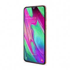 Samsung Galaxy A40 2019 64GB Black DS (brugt med ny stand skærm)