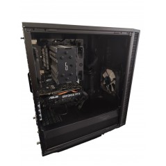 Brugte gaming-computere - FD Define C gaming computer med Intel i5 16GB 512GB SSD + 1TB HDD RTX2060 Win11 Pro (brugt)