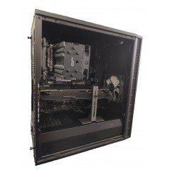 Brugte gaming-computere - FD Define C gaming computer med Intel i5 16GB 512GB SSD + 1TB HDD GTX1060 Win11 Pro (brugt)