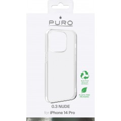 Covers - Puro Ultra-Slim 0.3 Nude Cover mobiletui til iPhone 14 Pro
