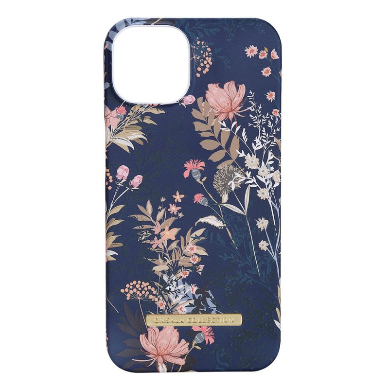 iPhone 13 - Onsala mobiletui til iPhone 13 og iPhone 14 Dark Flower
