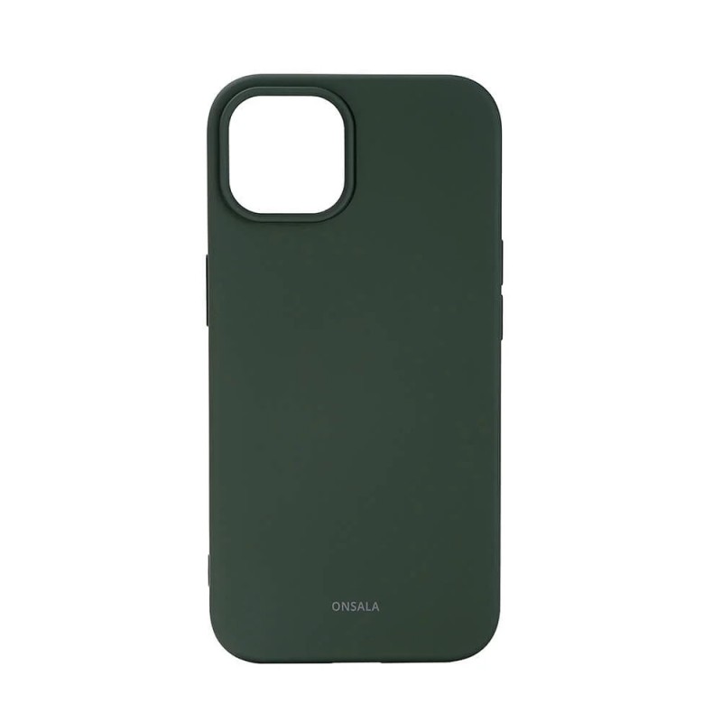 Covers - Onsala mobiletui til iPhone 13 og iPhone 14 i olivengrøn silikone