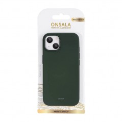 Covers - Onsala mobiletui til iPhone 13 og iPhone 14 i olivengrøn silikone