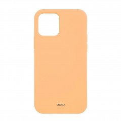 Onsala mobiletui til iPhone 13 og iPhone 14 i abrikosfarvet silikone