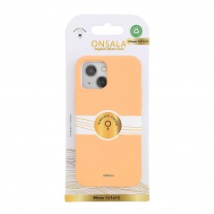 Covers - Onsala mobiletui til iPhone 13 og iPhone 14 i abrikosfarvet silikone