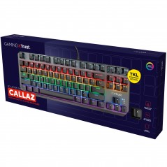 Baggrundsbelyst gamingtastatur - Trust GXT 384 Callaz TKL mekanisk gaming-tastatur med belysning
