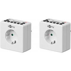 2 pcs Kompakt digital timer til stikkontakter