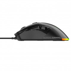 Gaming-mus - Nordic Gaming Stealth-gamingmus med RGB-belysning