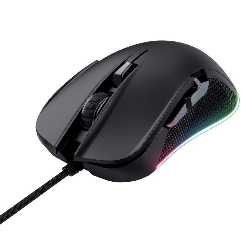 Gaming-mus - Trust GXT 922 Ybar gamingmus med RGB-belysning