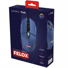 Gaming-mus - Trust GXT 109B Felox gamingmus med LED-belysning