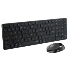 Rapoo 9750M trådløst tastatur- og musesæt til pc og Mac (bluetooth + USB)