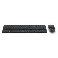 Trådløse tastaturer - Rapoo 9750M trådløst tastatur- og musesæt til pc og Mac (bluetooth + USB)