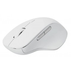 Rapoo M50 Plus ergonomisk ekstra støjsvag trådløs mus hvid