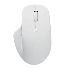 Trådløs mus - Rapoo M50 Plus ergonomisk ekstra støjsvag trådløs mus hvid