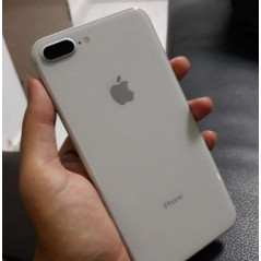 Brugt iPhone - iPhone 8 Plus 64GB Sølv (brugt med meget ridset skærm)