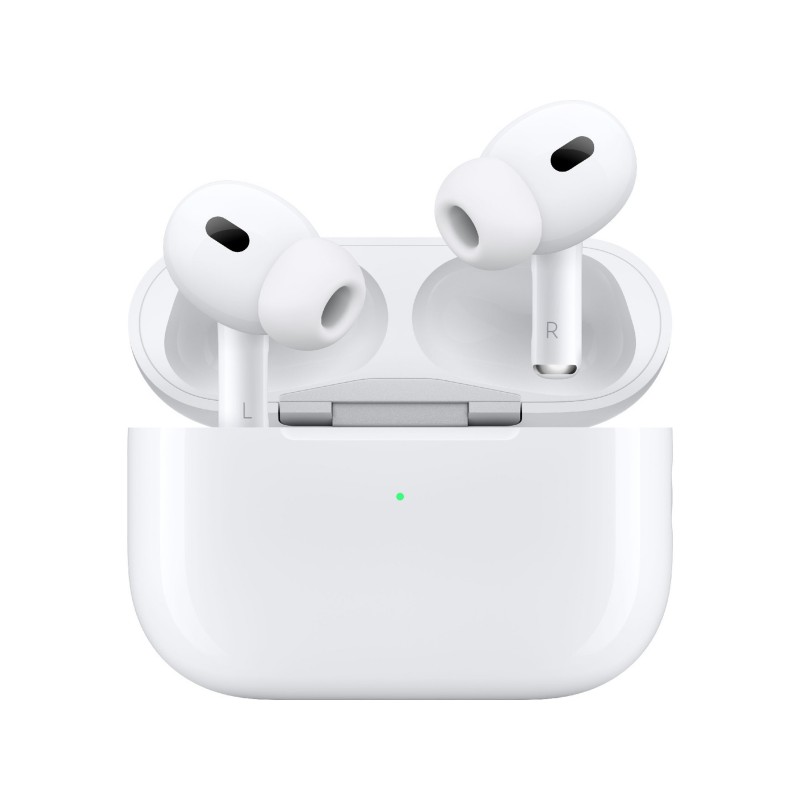 Headset - Apple AirPods Pro 2. generation med støjreduktion og adaptiv lyd (2023) (MagSafe etui) USB-C