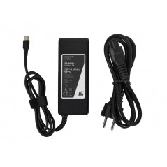 USB-C-opladere - GreenCell Universal 90W USB-C computeroplader (AC-adapter) med strømkabel