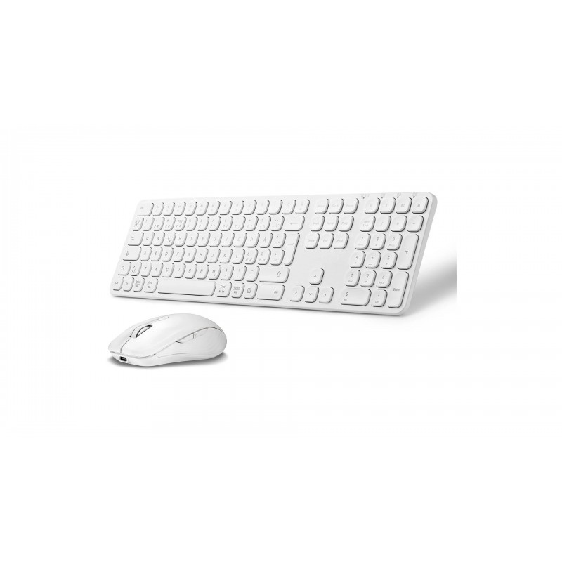 Tastatur & computermus - Andersson trådløst tastatur og mus Bluetooth (hvid)