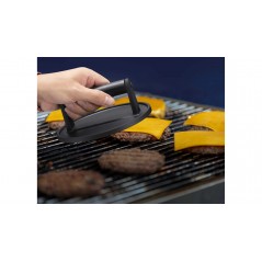Køkkenredskaber - Austin and Barbeque hamburgerpresse med glat overflade til smash-burgers