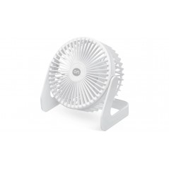 ON USB-drevet ventilator, der kan dreje 360 grader