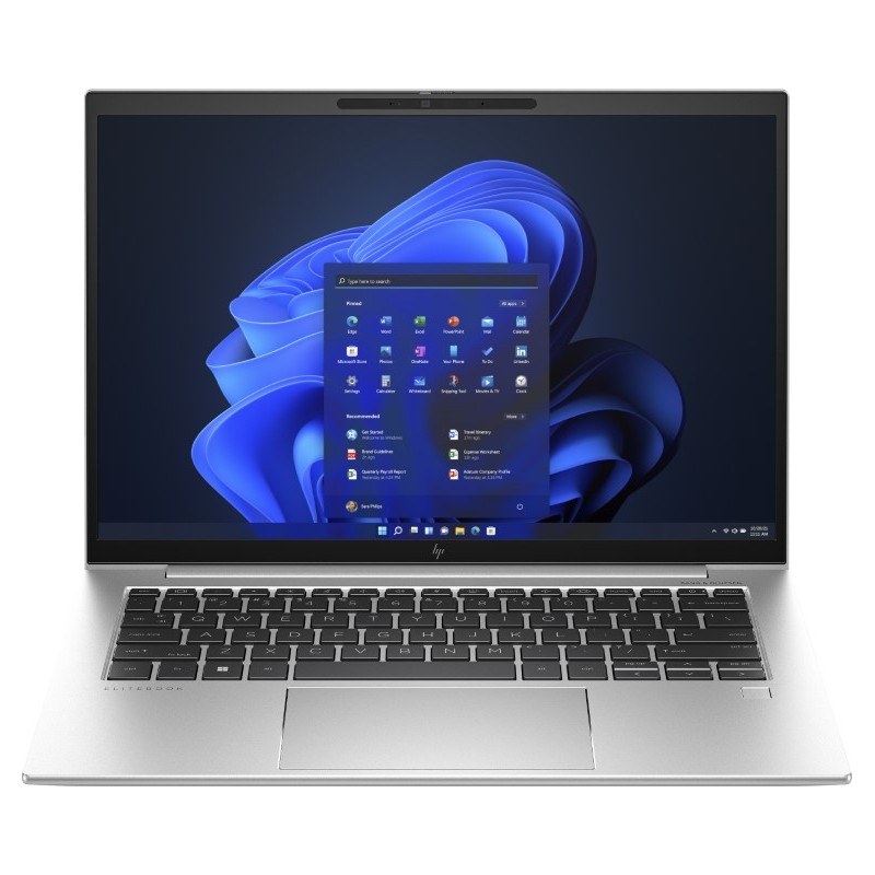 Bærbar computer med skærm på 14 og 15,6 tommer - HP EliteBook 840 G10 14" Full HD+ IPS i5 16GB 512GB SSD med 5G-modem Win 11 Pro