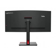 Computerskærm 25" eller større - Lenovo ThinkVision T34w-30 34" ultrabred 3440 x 1440 buet skærm med VA-panel og USB-C PD 75W