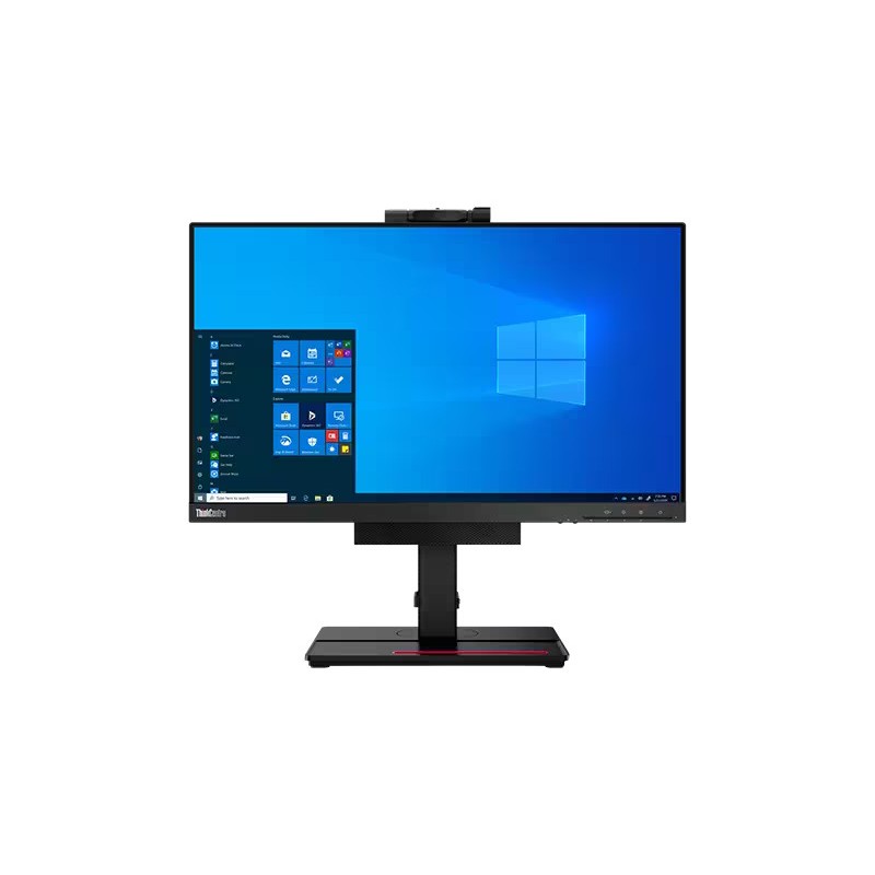 Brugte computerskærme - Lenovo ThinkCentre TIO22Gen4 22" IPS-skærm med indbygget webcam (brugt med en rids på skærmen)