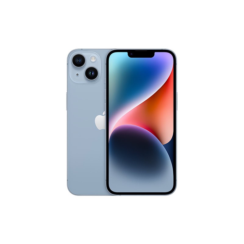 Brugt iPhone - iPhone 14 128GB Blue med 1 års garanti (brugt med skærm i ny stand)