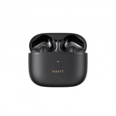 Bluetooth hovedtelefoner - Havit true wireless in-ear headset med aktiv støjreduktion (sort)